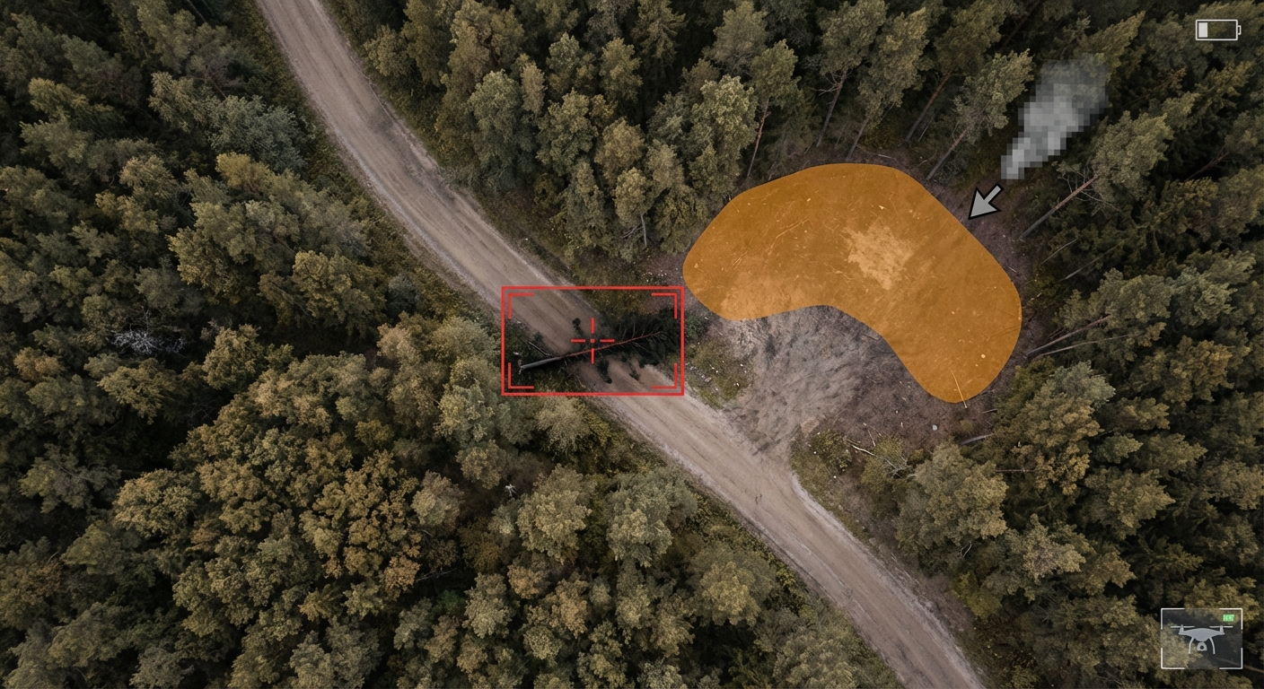 Autonomous Drone Surveillance for Forest & Road Monitoring